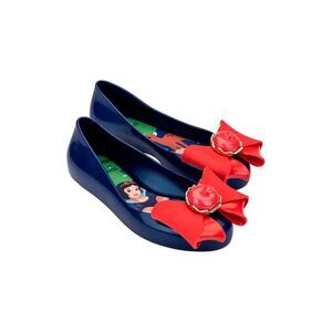 Mini Melissa Sweet Love + Snow White Kids Ballerina Flat, Blue
